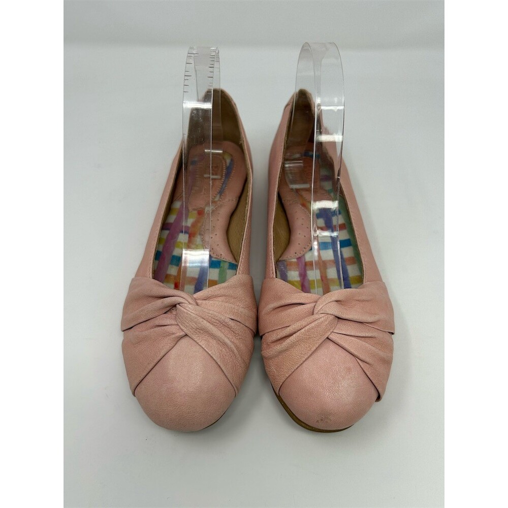 Born Ballet Flats Womens 7.5M Light Pink Twisted Knot Toe Slip On Comfort Shoes - Picture 5 of 14